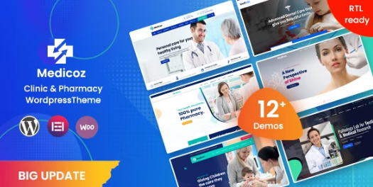 Medicoz v2.3 Clinic & Pharmacy WordPress Theme