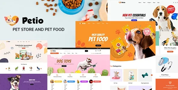 Petio v1.2.3 Pet Store WooCommerce WordPress Theme