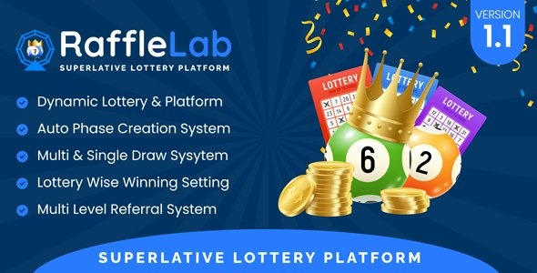 RaffleLab (v2.1) Superlative Lottery Platform [Activated]