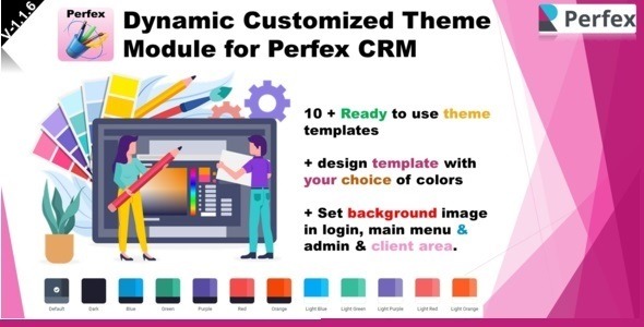Dynamic Customized Theme Module for Perfex CRM v1.1.6