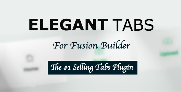 Elegant Tabs for Fusion Builder and Avada v2.7