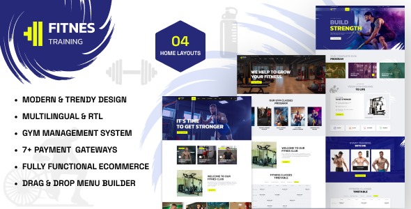 Fitnes v2.2.0 – Gym Management System Laravel Script [Activated]