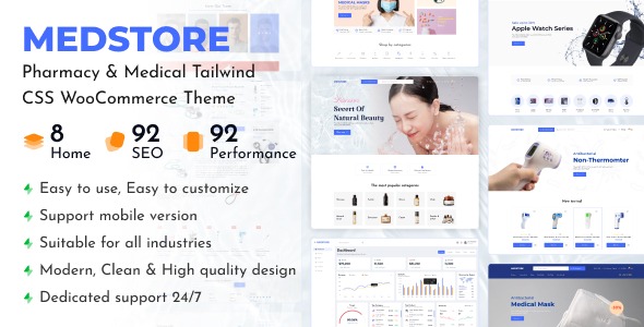 Medstore v1.0.0 Responsive WooCommerce WordPress Theme