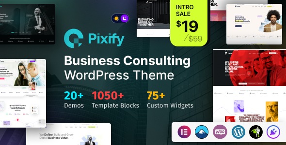 Pixify (v1.0.0) Business Consulting WordPress Theme