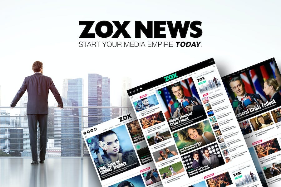 Zox News (v3.17.1) Professional WordPress News & Magazine Theme 专业的 WordPress 新闻和杂志主题