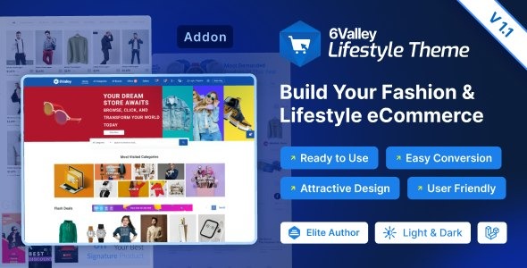 6Valley Lifestyle Theme Addon v2.0