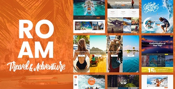 Roam (v2.1) Travel & Tourism WordPress Theme [Activated]