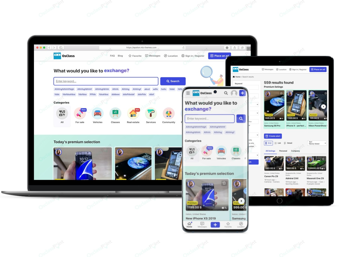 Epsilon Osclass Theme v1.5.4