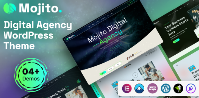 Mojito v1.0.0 Digital Agency WordPress Theme